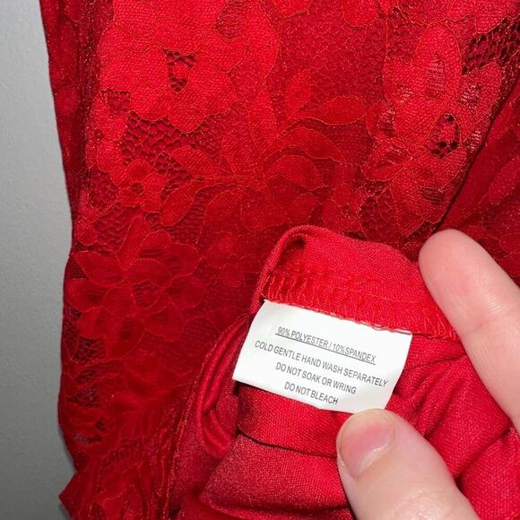 Angel Biba x Selfie Leslie Forget Me Not Criss-Cross Back Lace Bodycon Dress XS - Picture 5 of 7